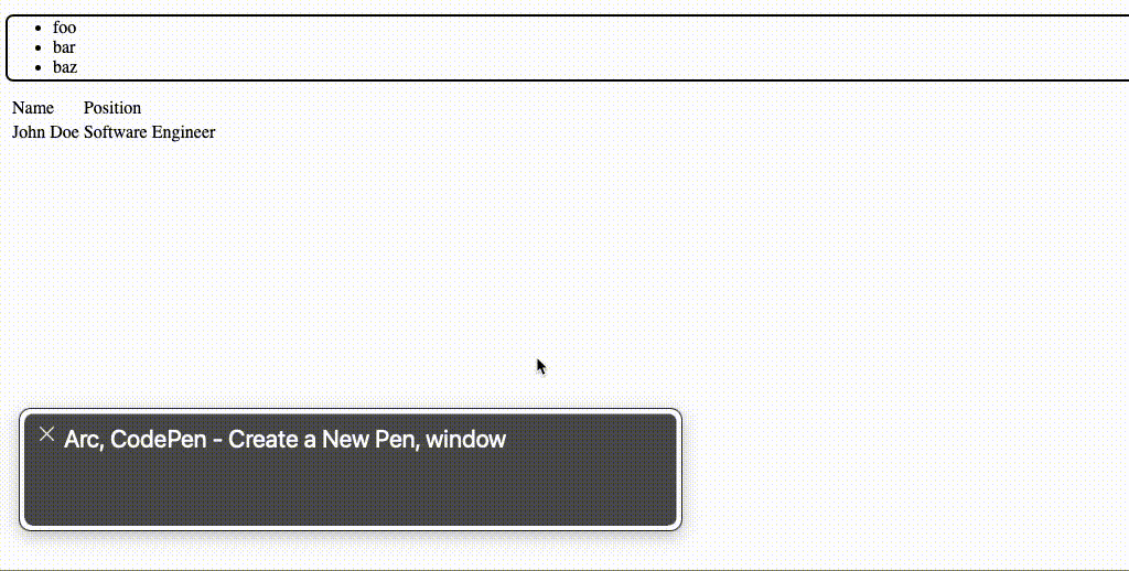 VoiceOver Table and List Navigation